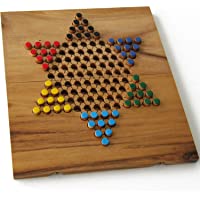 JUEGO DE DAMAS CHINAS de 2 a 6 Jugadores- juego de mesa para toda la familia- de estrategia en madera maciza eco…